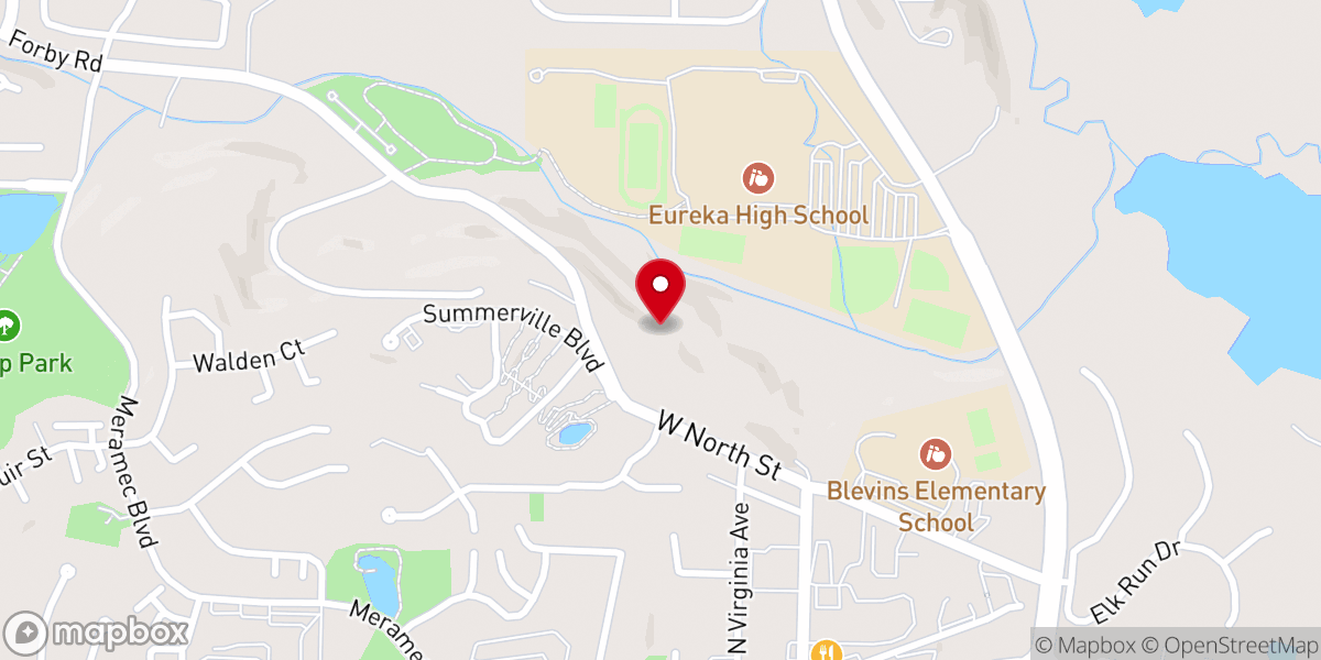 Map showing location of Eureka Pacific Elks Lodge 2644 Cares Charity