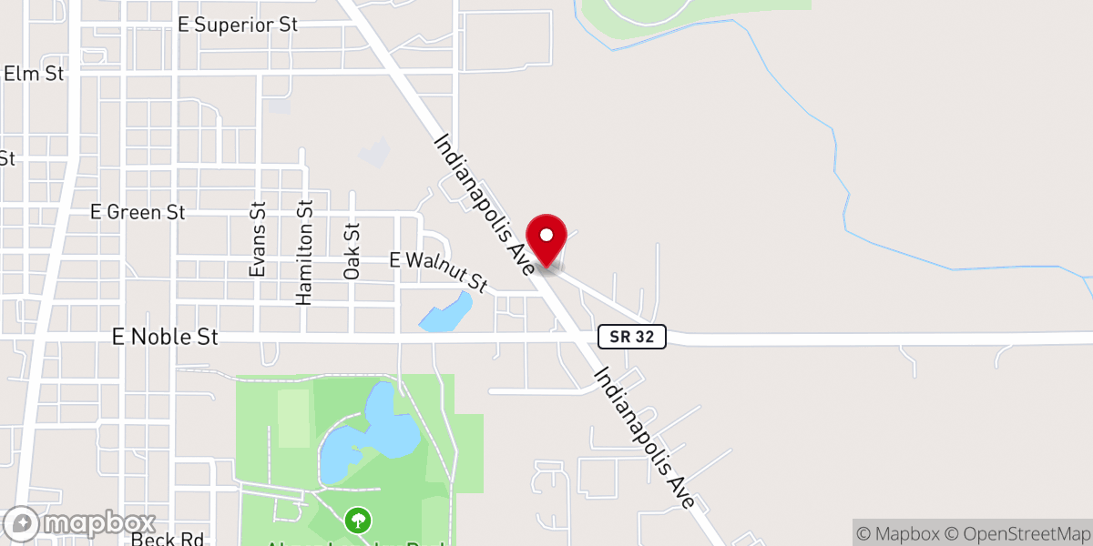 Map showing location of One Stop Auction Shop