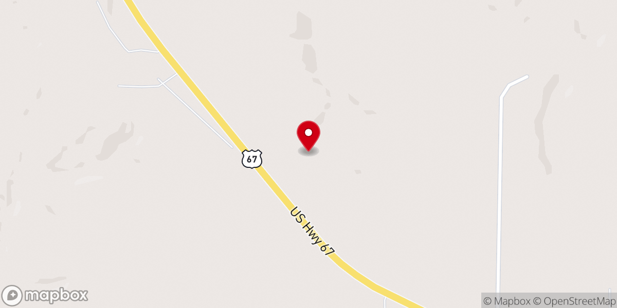 Map showing location of Green Pastures Christian Retreat Center