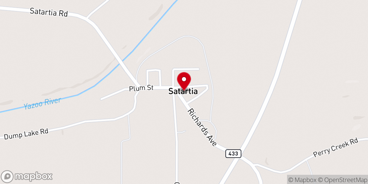 Map showing location of Elbethel Missionary Church