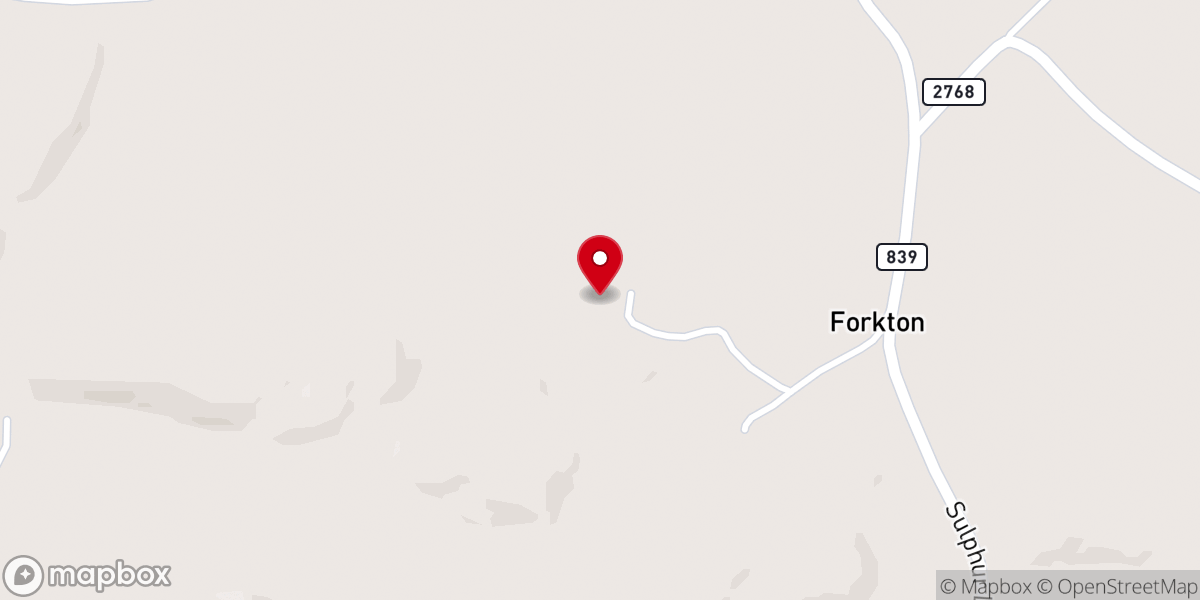 Map showing location of Mount Vernon AME Church (Gamaliel, Kentucky)