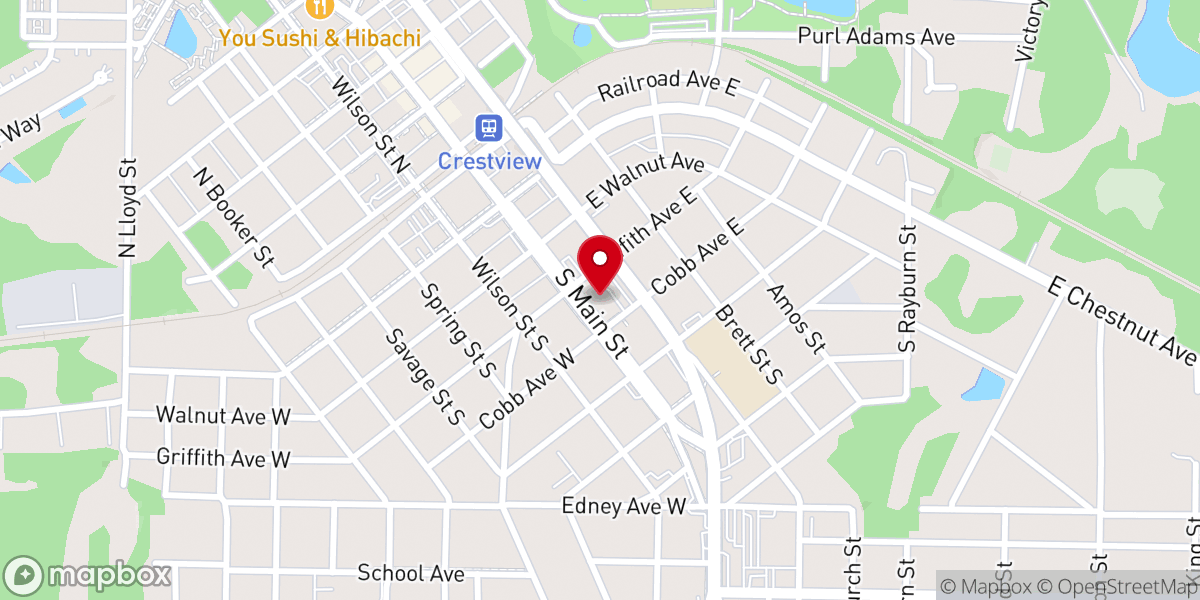 Map showing location of Lifepoint Church