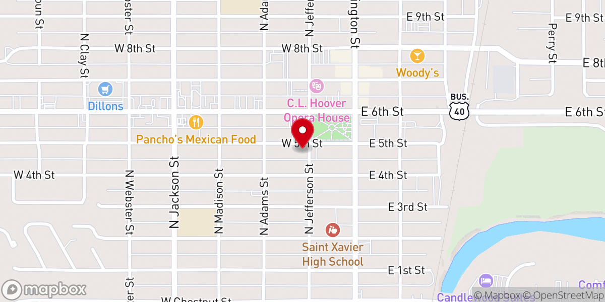 Map showing location of IDPMI Mi Casa de Dios