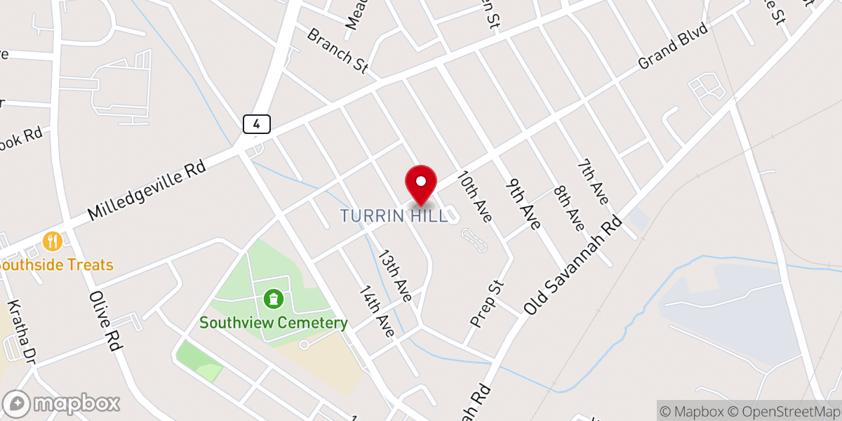 Map showing location of Life In the River Worship Center