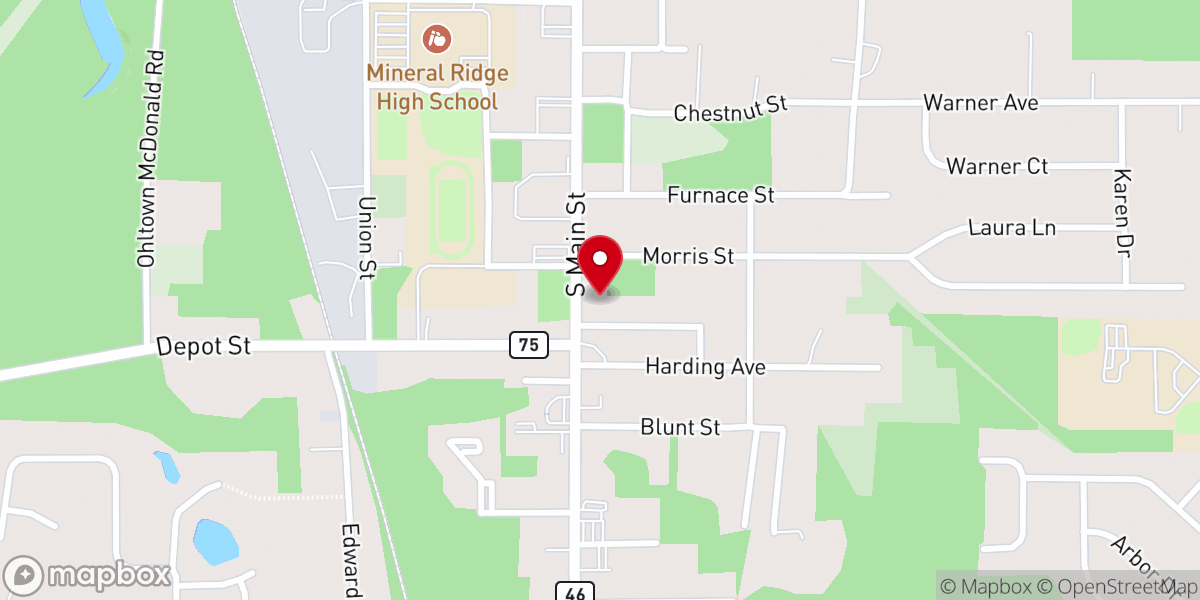 Map showing location of Badurik's Butcher Block