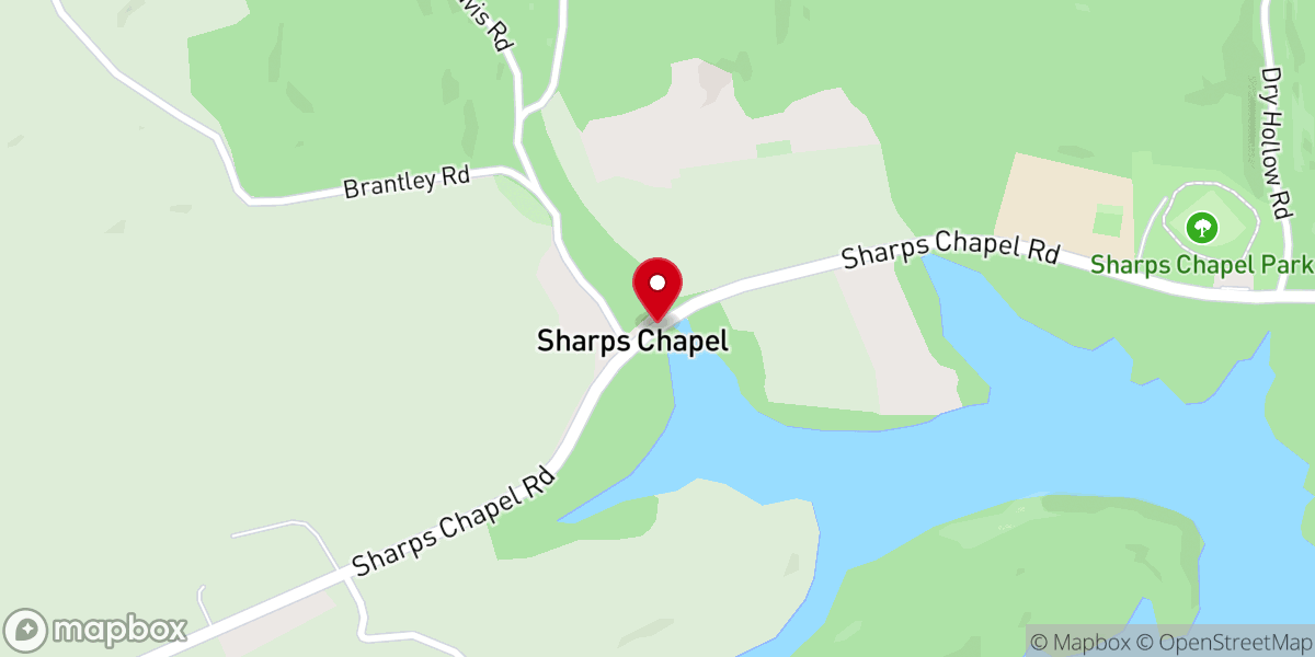 Map showing location of Dave Seratt Ministries
