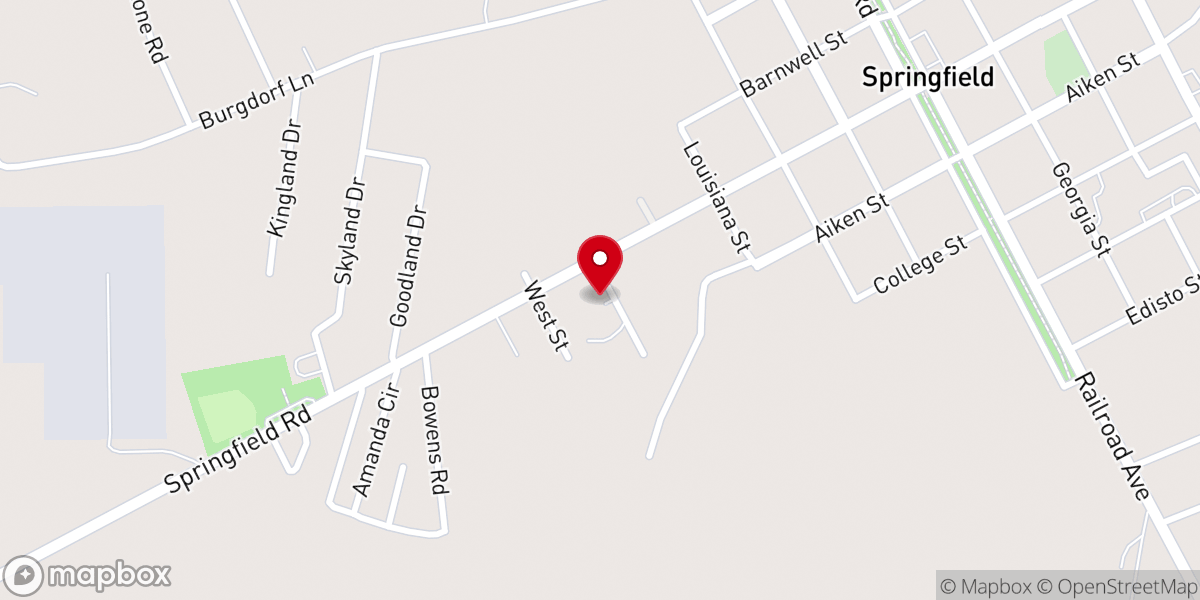 Map showing location of New Life Mennonite Church