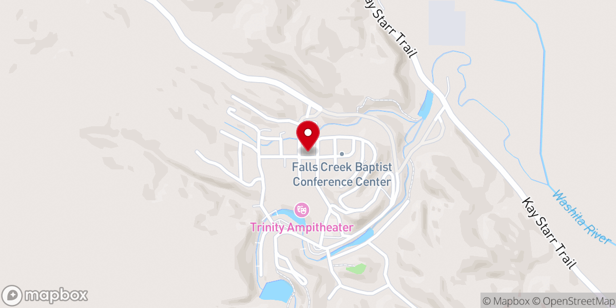 Map showing location of Sharon Baptist Church - Cabin 705
