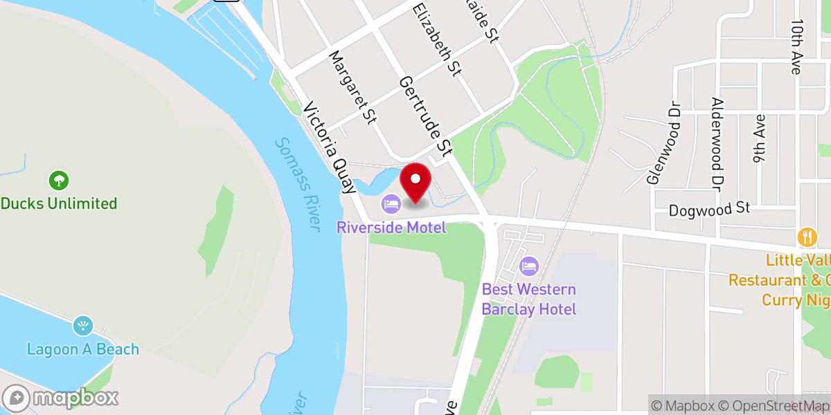 Map showing location of Christian Reformed Church