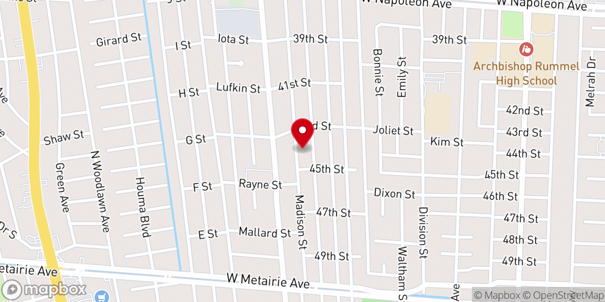 Map showing location of International Dominican Foundation