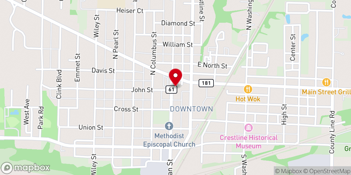 Map showing location of St Joseph School Elementary