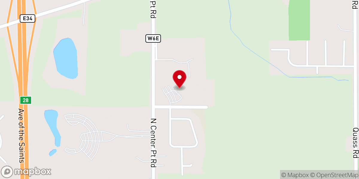 Map showing location of King of Kings Lutheran Church