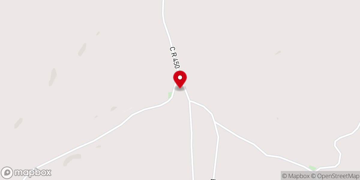 Map showing location of Elizabeth Baptist Church