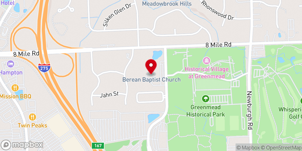 Map showing location of Faith Christian Worship Fellowship