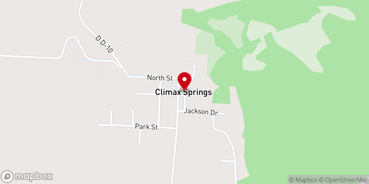 Map showing location of Assembly of God