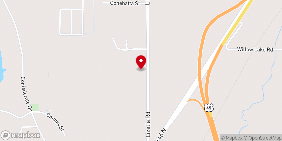 Map showing location of St Peter United Methodist Church