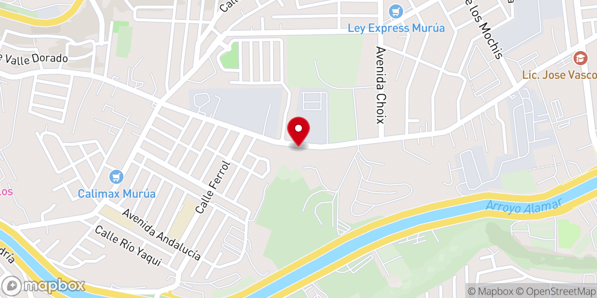 Map showing location of Unidad Cristiana En Verdad