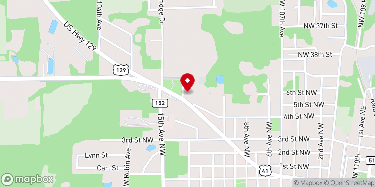 Map showing location of Little Free Pantry Jasper