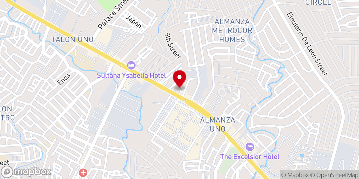Map showing location of The Church of Jesus Christ of Latter-day Saints