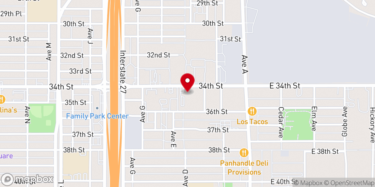 Map showing location of Victory Christian Center