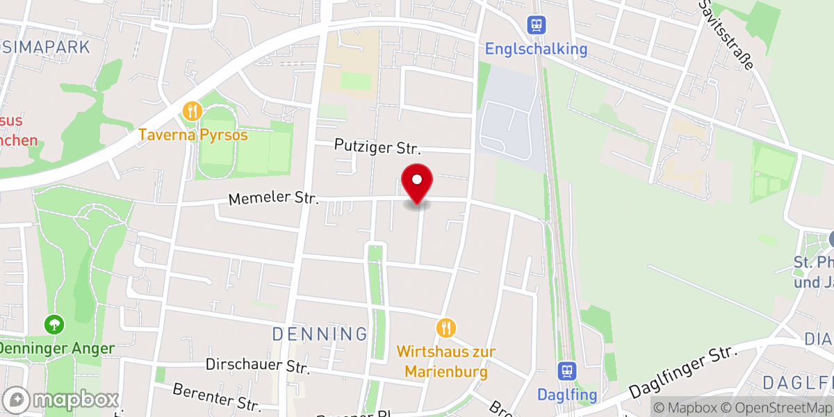 Map showing location of Immanuelkirche