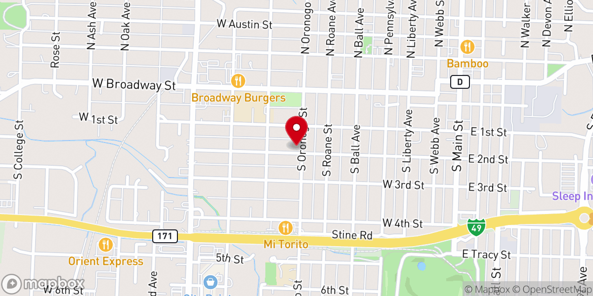 Map showing location of Community Of Christ