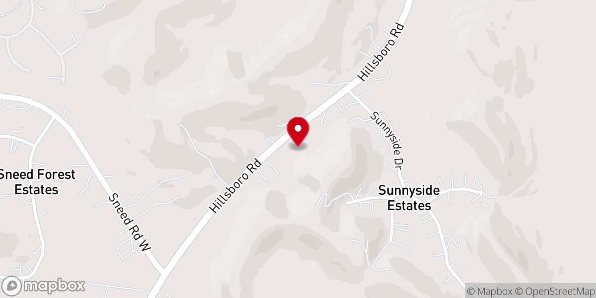 Map showing location of Greater Pleasant View Missionary Baptist Church