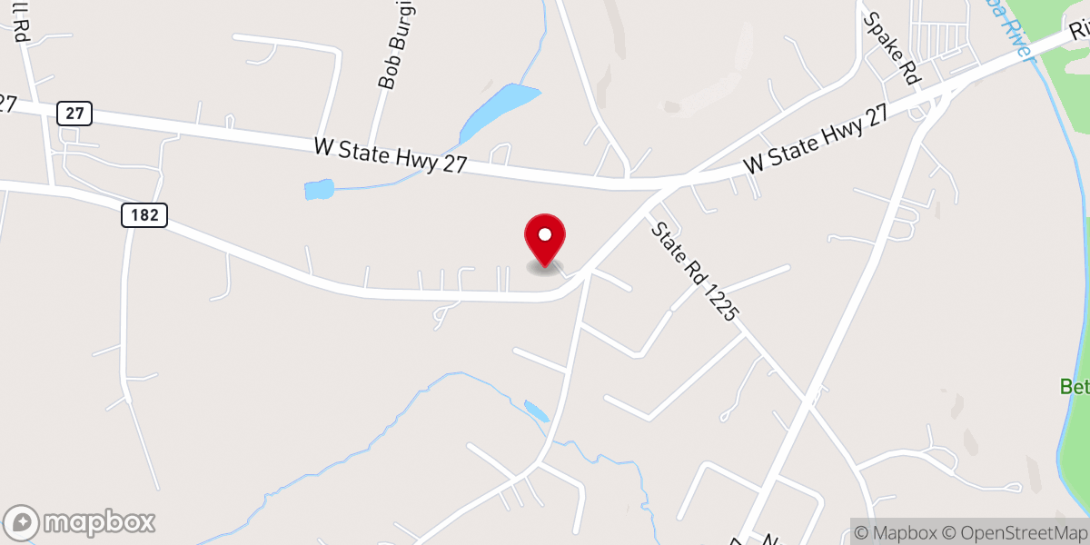 Map showing location of Church of Our Savior