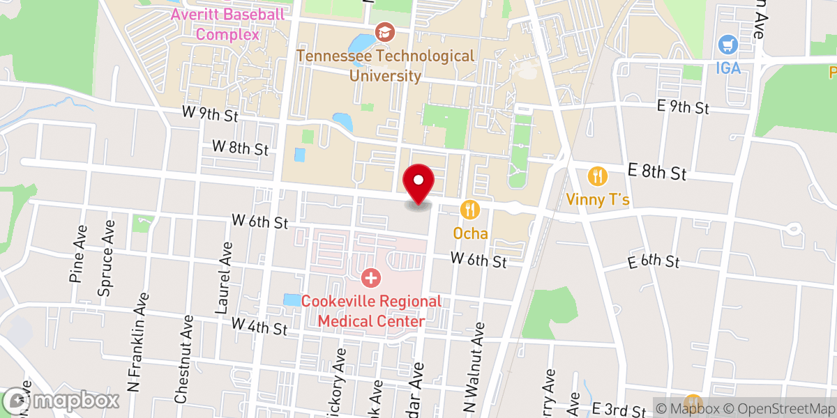Map showing location of Kingdom Community Church