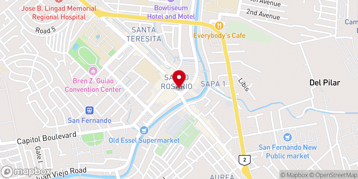Map showing location of Metropolitan Cathedral of Saint Ferdinand (San Fernando Cathedral)
