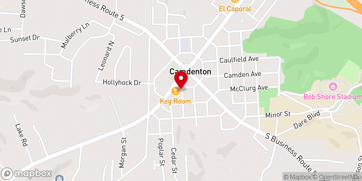 Map showing location of Thee Foundation Church