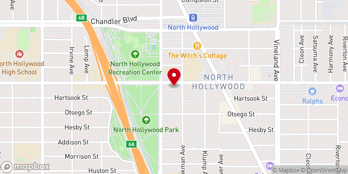Map showing location of Christ Chapel of the Valley