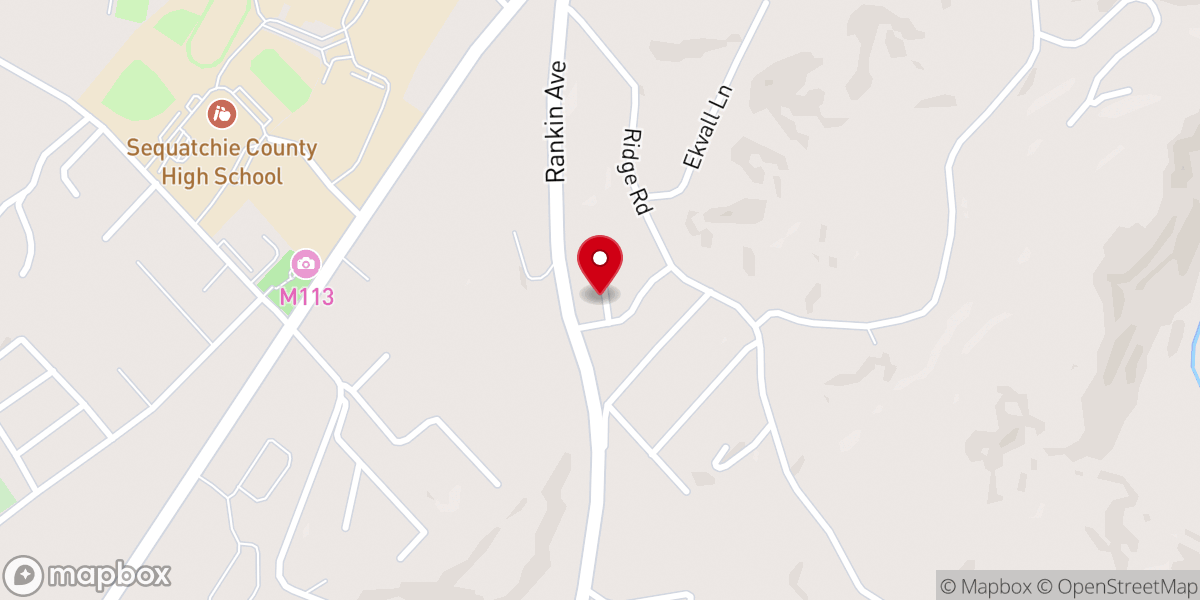 Map showing location of Iglesia Adventista del Séptimo Día Hispana de Dunlap / Dunlap Hispanic Seventh-Day Adventist Church