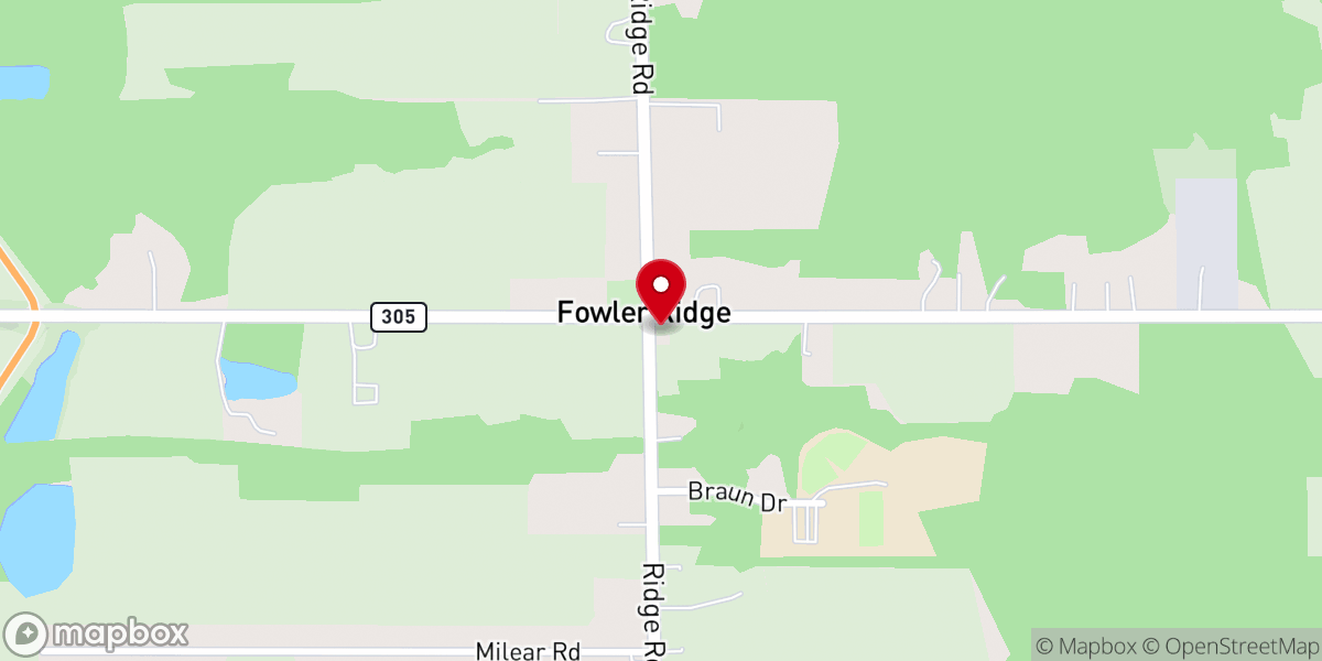 Map showing location of Sovereign Grace Baptist Church