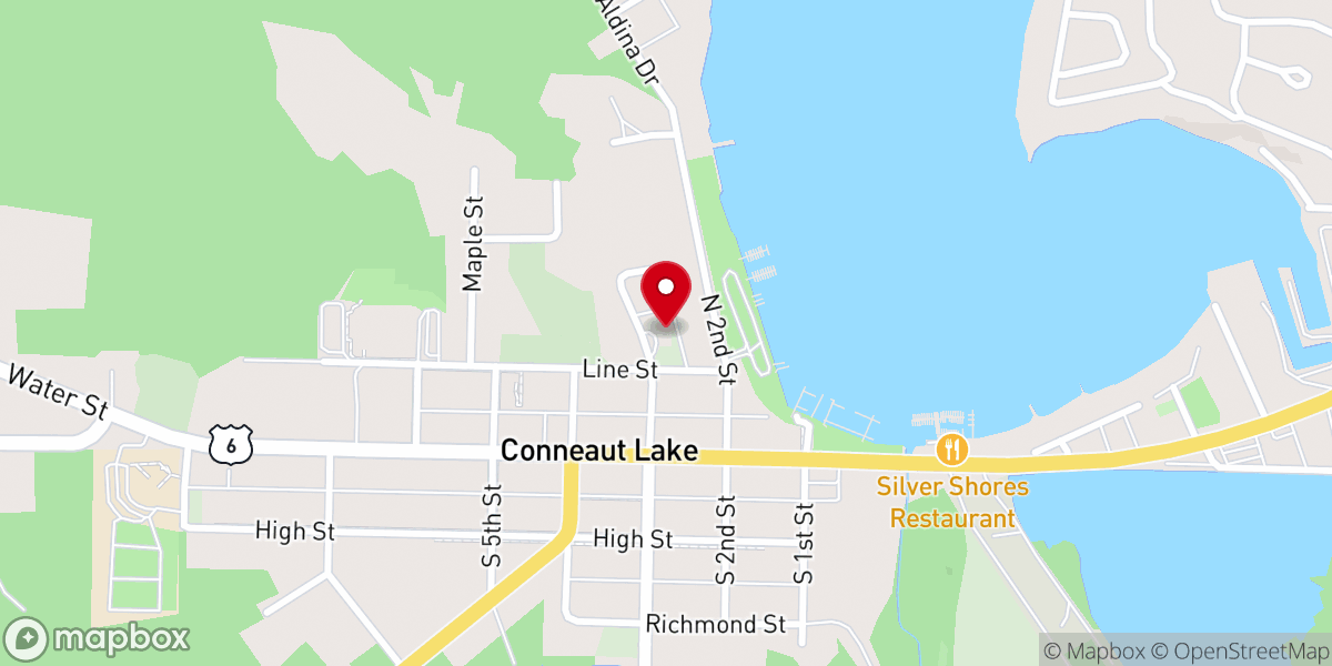 Map showing location of Trinity Global Methodist Church