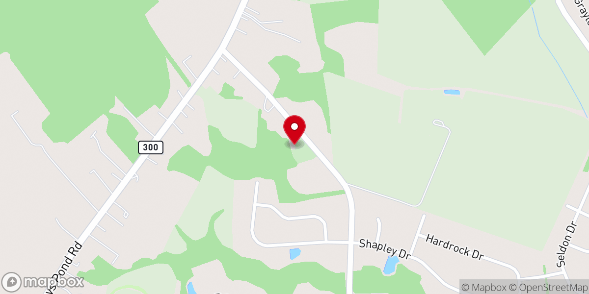Map showing location of Mt Friendship AME Church