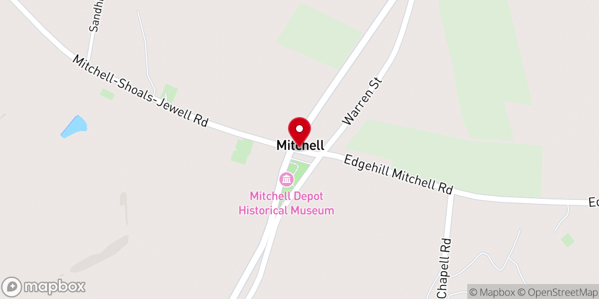 Map showing location of St Paul CME Church