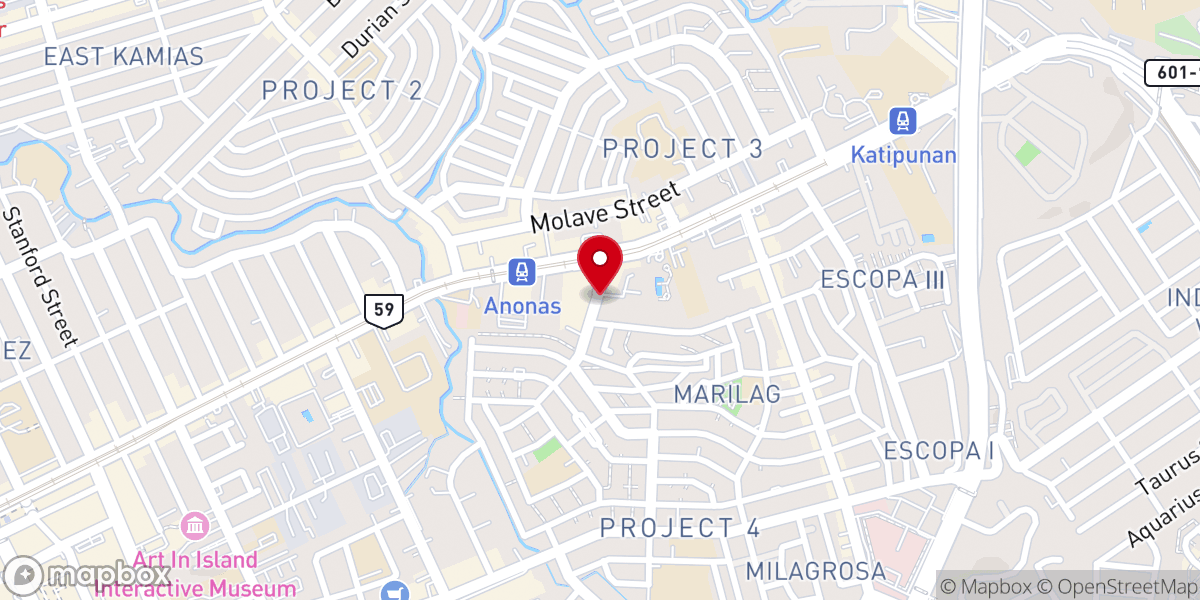 Map showing location of Capitol City Foursquare Church