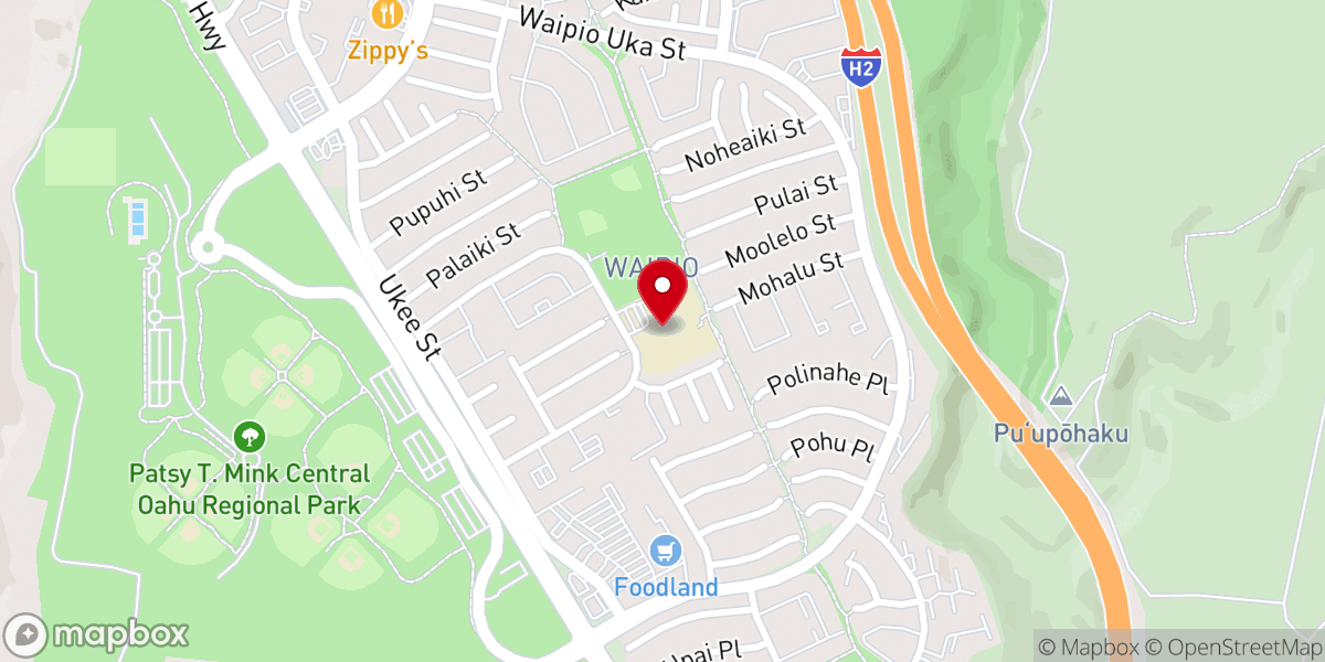 Map showing location of Hope Chapel Pearl West