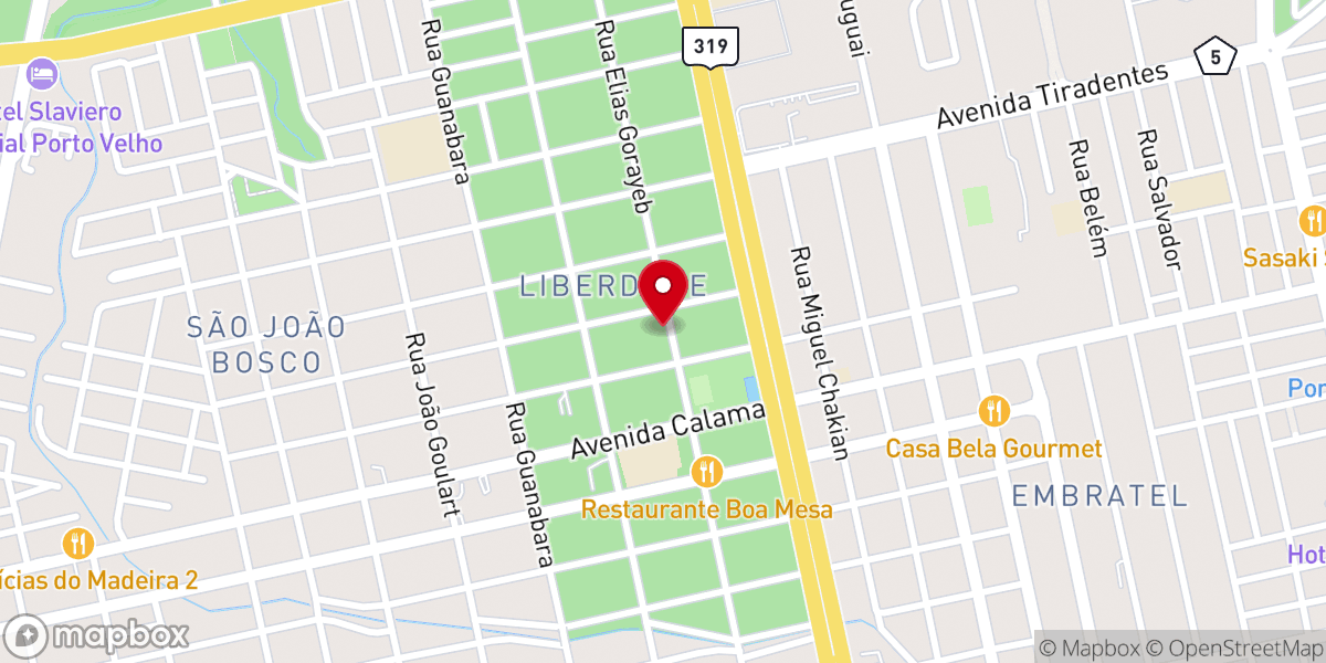 Map showing location of IGREJA EVANGÉLICA PENTECOSTAL DEUS É A VERDADE