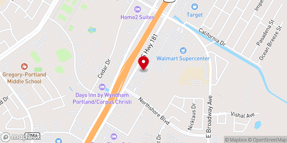 Map showing location of Ihop