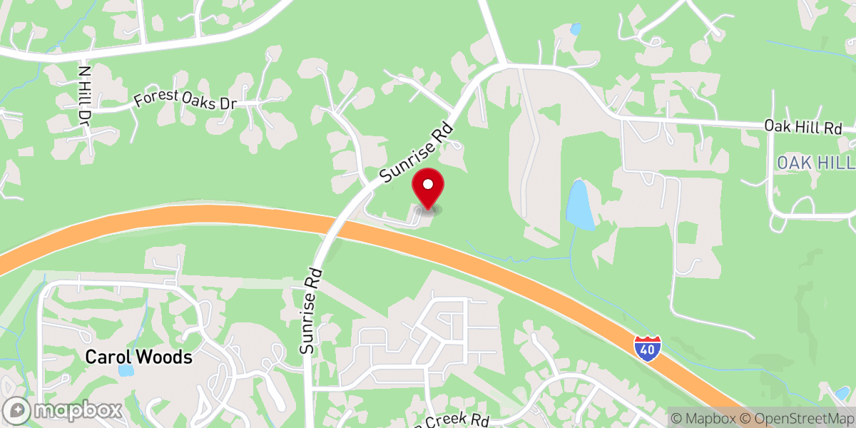 Map showing location of Life Church GO