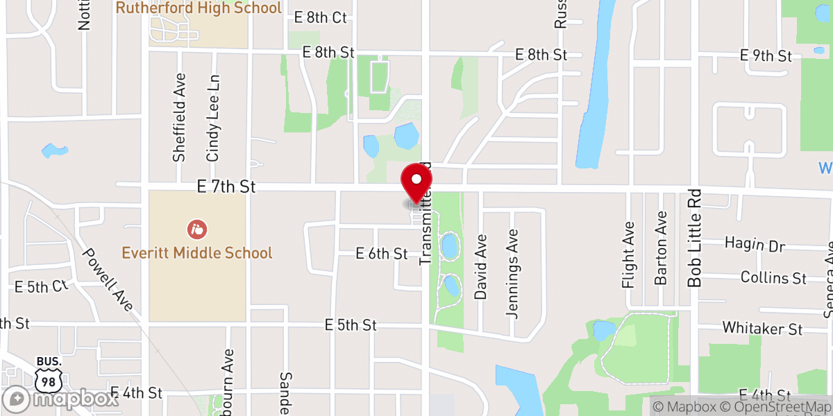 Map showing location of Springfield Community Church