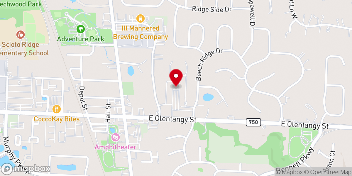Map showing location of Newstart at Night
