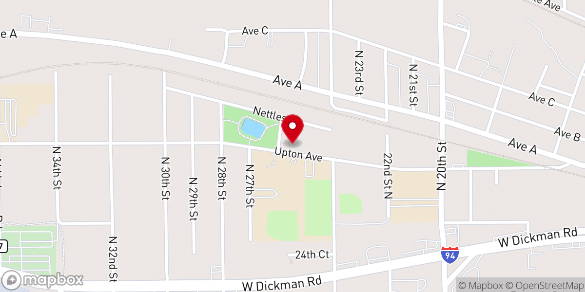 Map showing location of Springfield Assembly of God