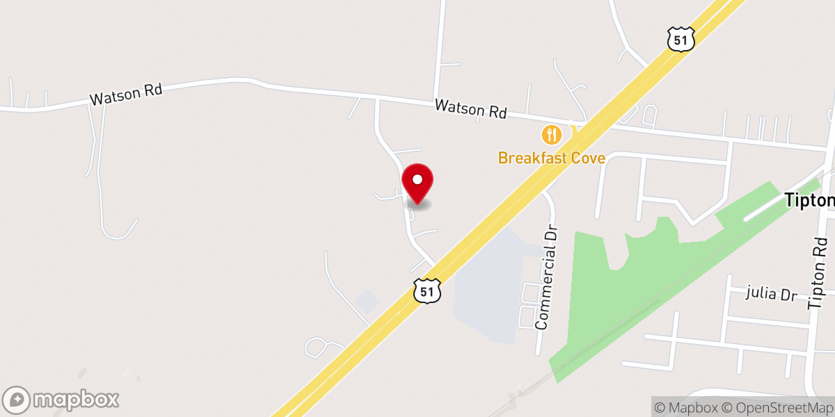 Map showing location of All Patches Welcome Biker Church