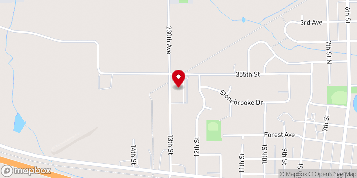 Map showing location of River of Life Church - Albany