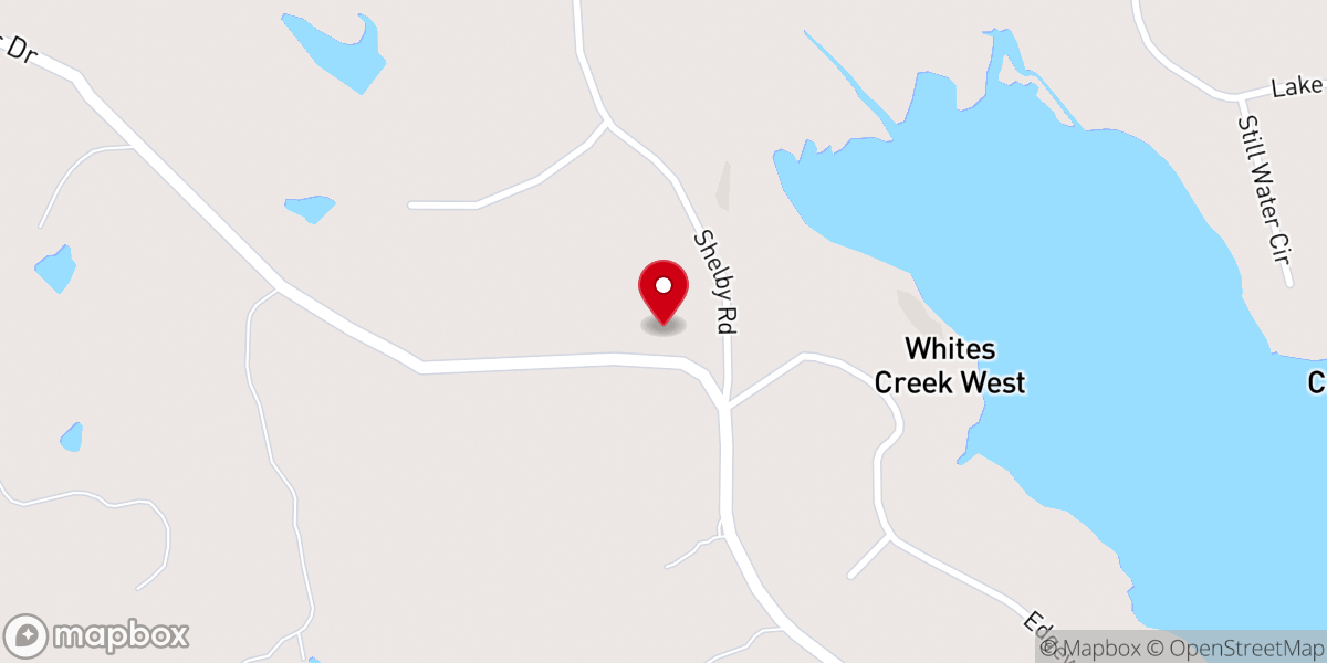 Map showing location of Church of God
