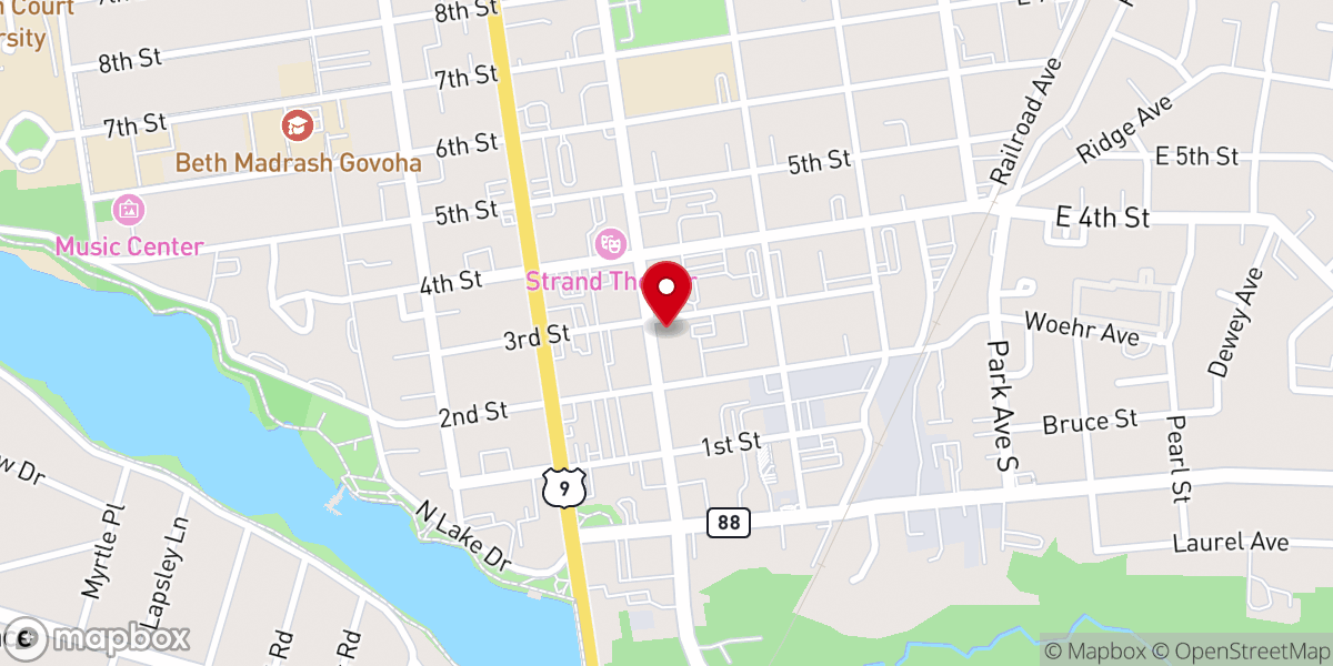 Map showing location of Assemblies of God Bethel Spanish