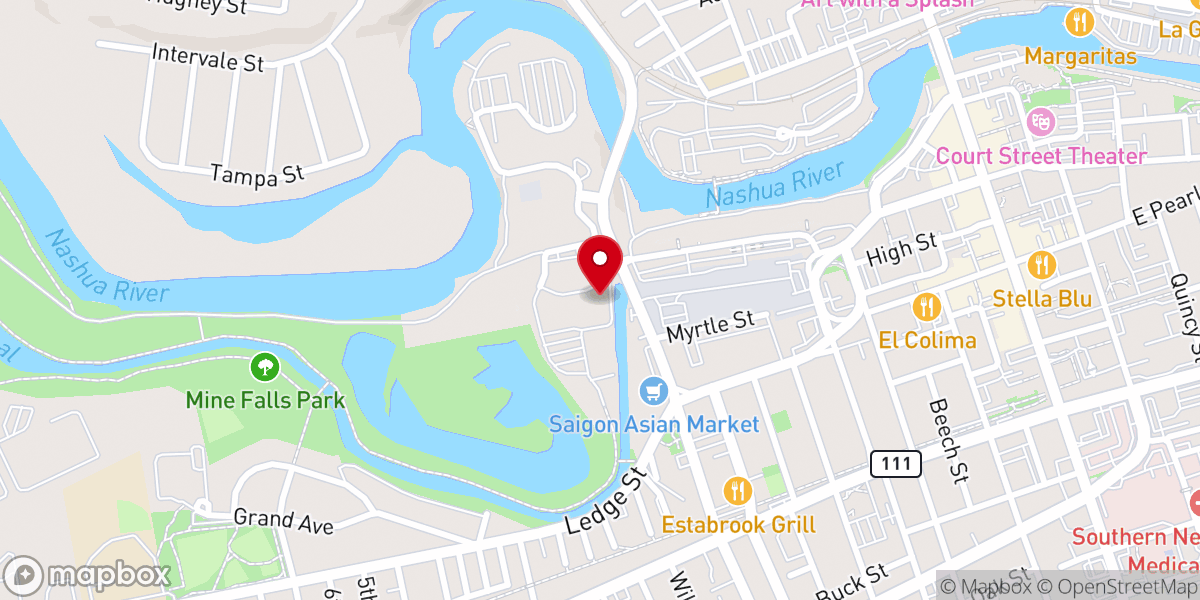 Map showing location of Iglesia Bautista Naciones Unidas para Cristo